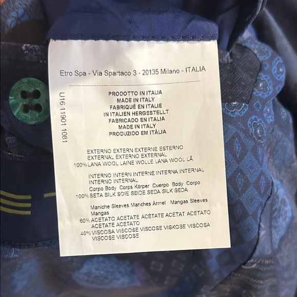 Etro Multicolor Patterned Jacket - Picture 5 of 6